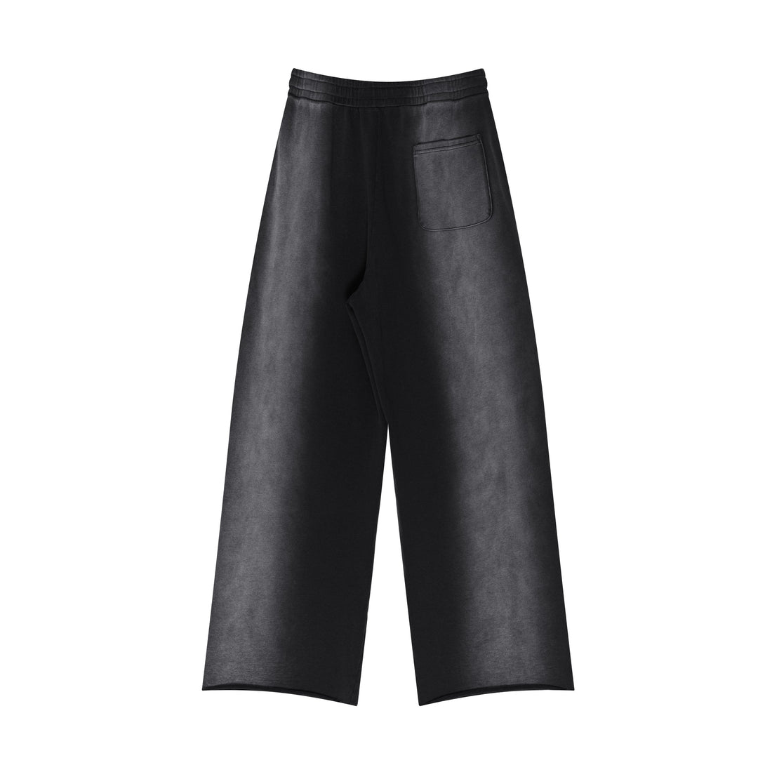 Black Performance Workout Pants Back View | SS25 Breathable Training Essential | Bulk Custom Apparel