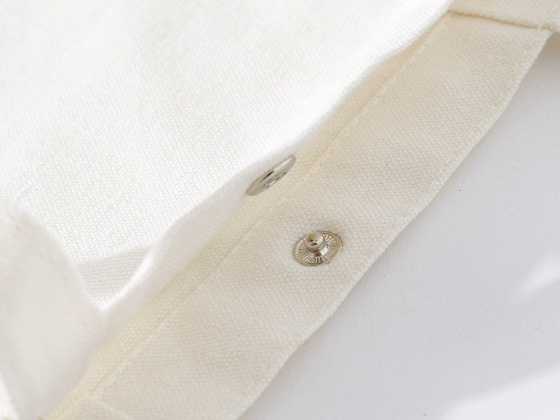 Cotton Canvas Bag With Magnetic Buckle - April Su