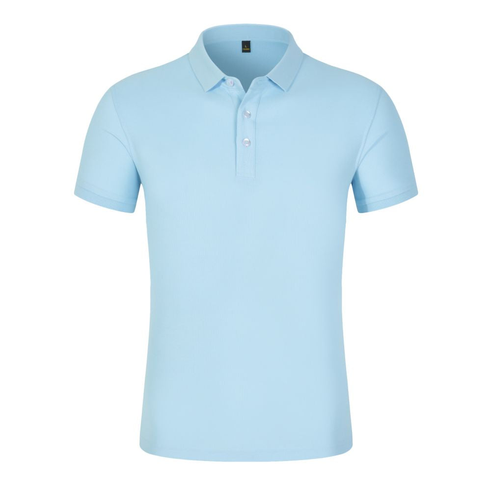 Sustainable Polo Shirt Wth Short Sleeve Buttons For Men - April Su
