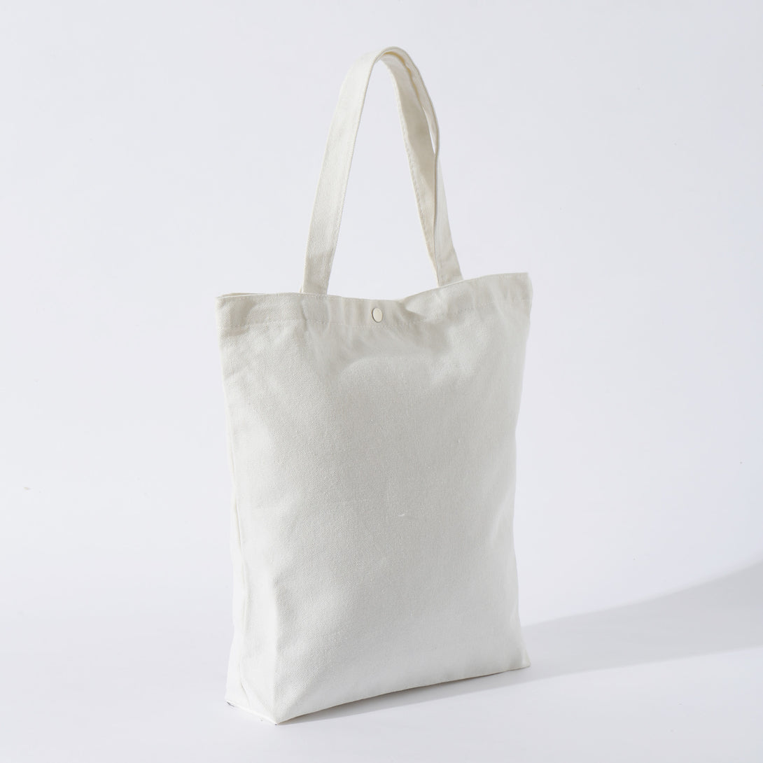 Cotton Canvas Bag With Magnetic Buckle - April Su