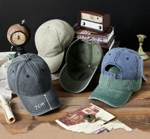 25SS Cotton Rewashed Retro Sports Baseball Cap - April Su