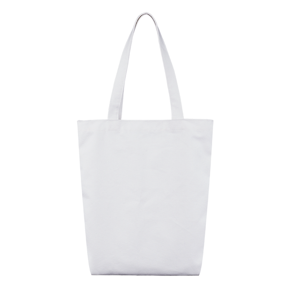 Recycled Cotton Magnetic Buckle Inside Bag Zipper Tote Bag - April Su