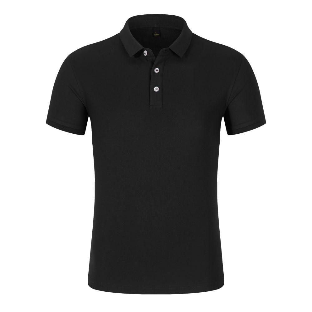 Sustainable Polo Shirt Wth Short Sleeve Buttons For Men - April Su