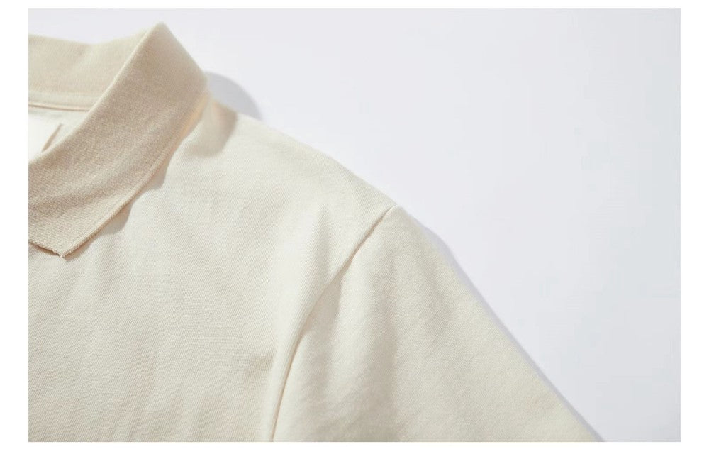 Custom  Natural Organic Polo Shirts - April Su