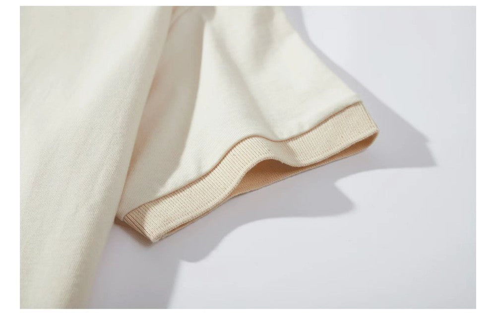 Custom  Natural Organic Polo Shirts - April Su