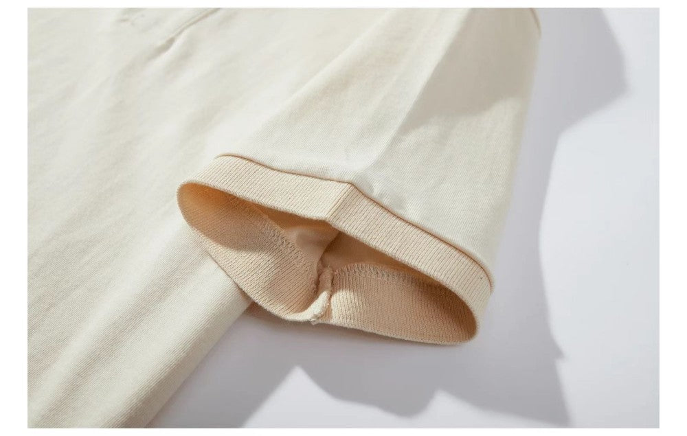 Custom  Natural Organic Polo Shirts - April Su