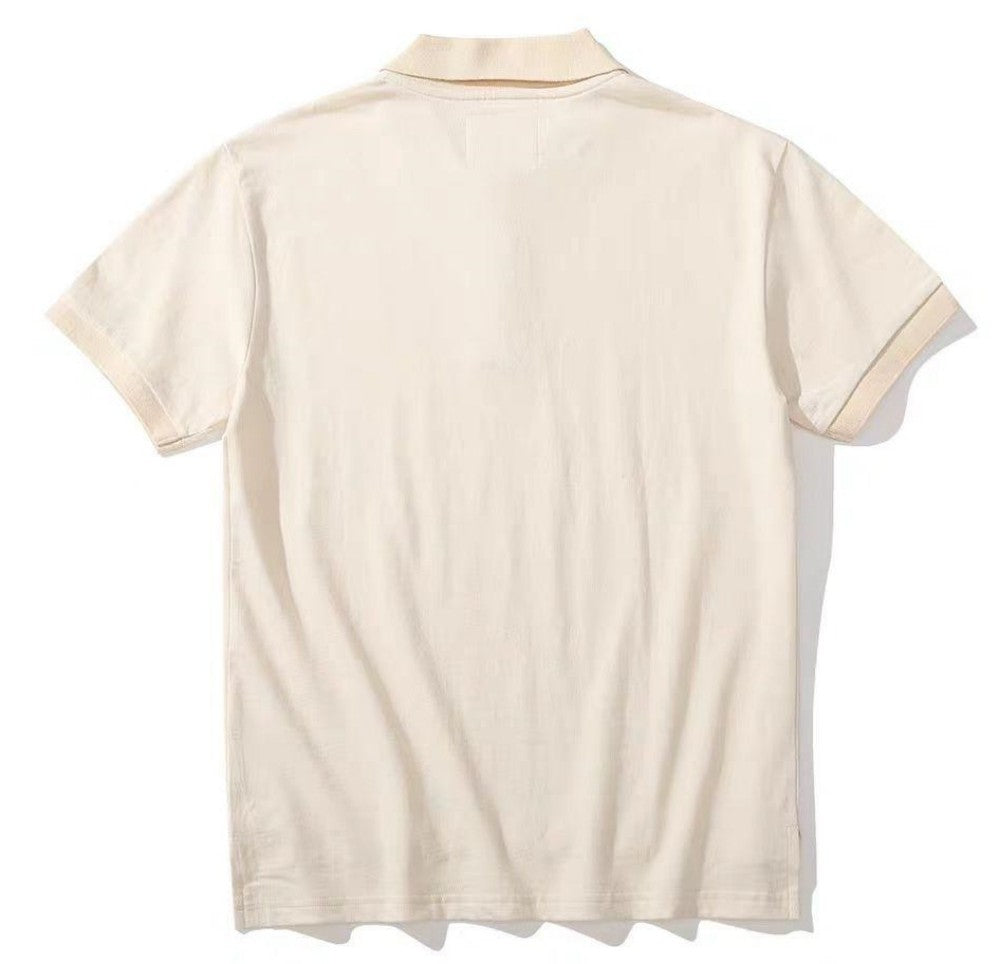 Custom  Natural Organic Polo Shirts - April Su