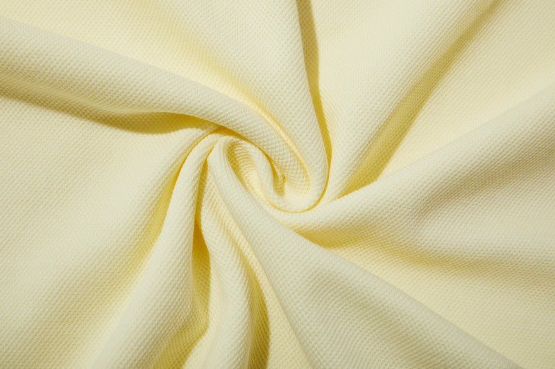 Fabric texture of 220G Round-neck short-sleeved T-shirt showing cotton cupro blend