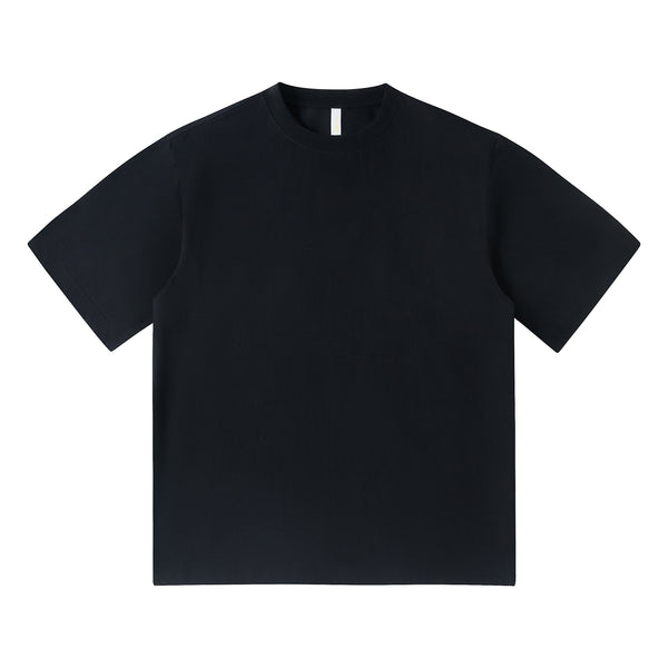 Black 240g Cooling UV Tech Cotton Sorona T-Shirt Front View