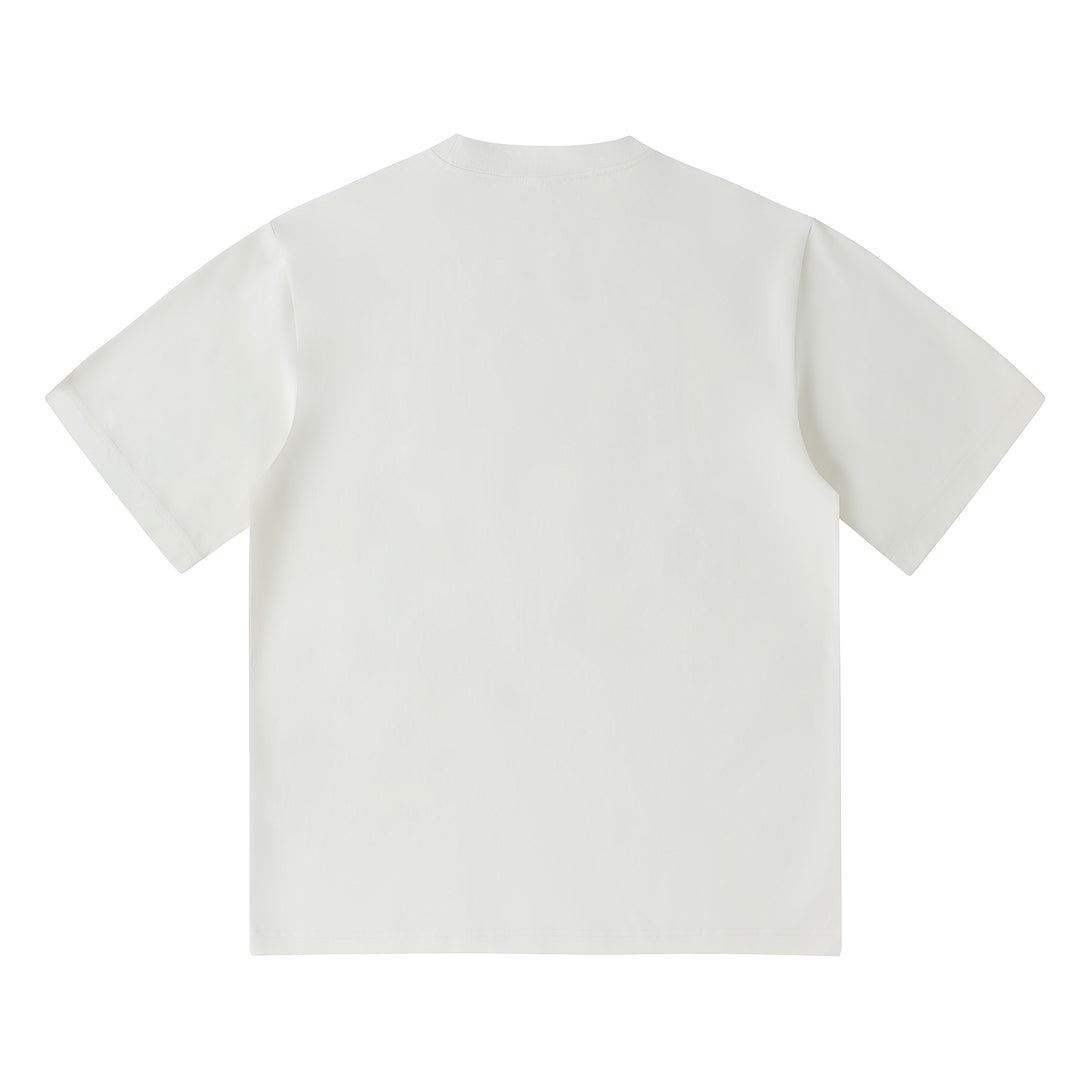 FOJWheat 240g Cooling UV Tech Cotton Sorona T-Shirt Back View