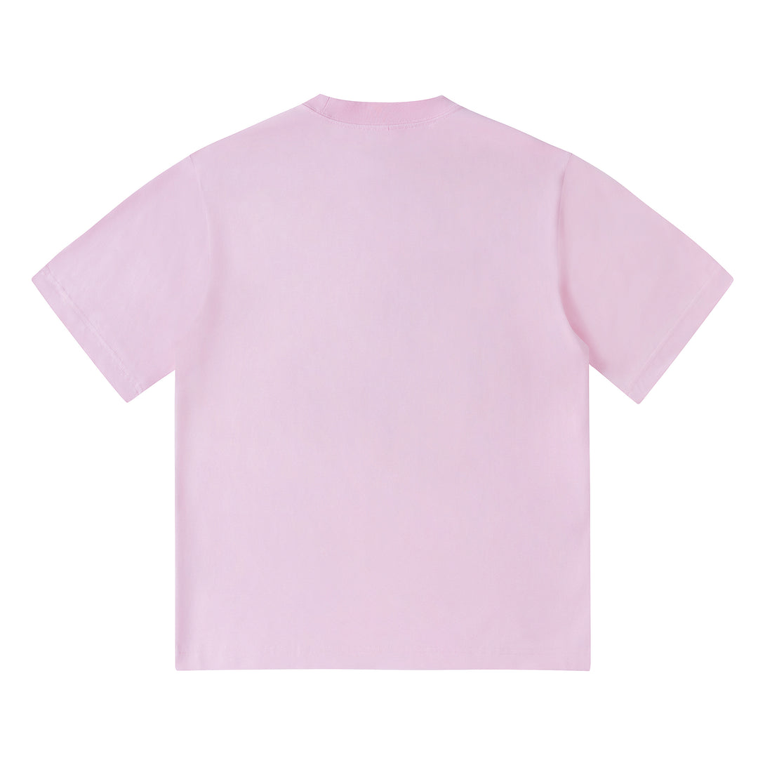 Pink 240g Cooling UV Tech Cotton Sorona T-Shirt Back View