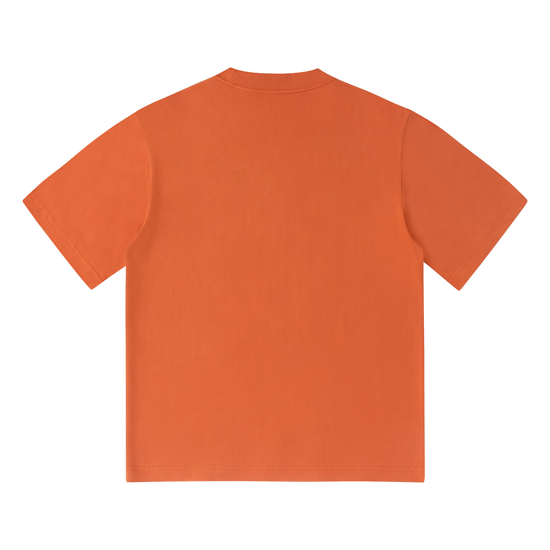 Tangerine 240g Cooling UV Tech Cotton Sorona T-Shirt Back View