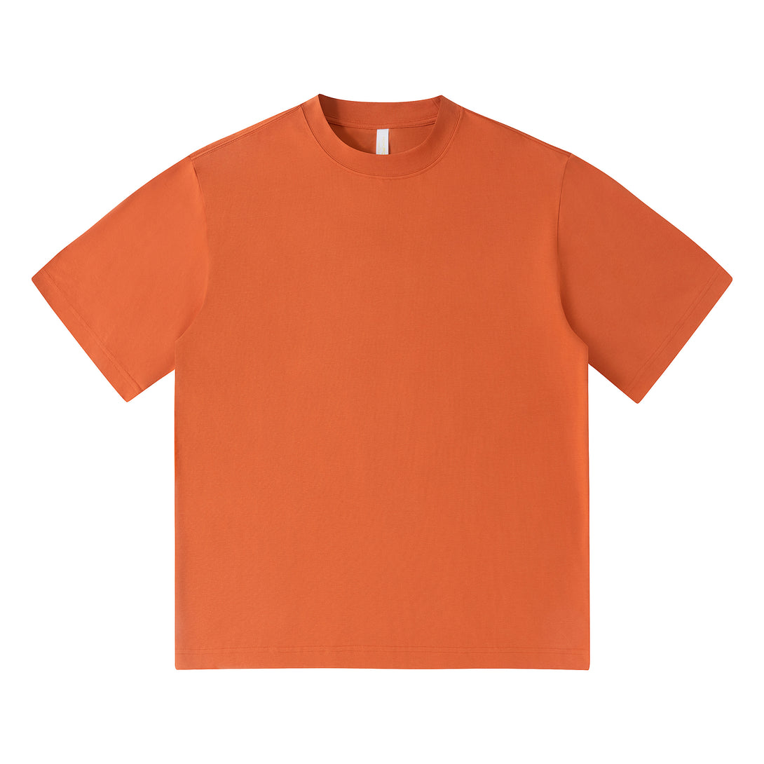 Tangerine 240g Cooling UV Tech Cotton Sorona T-Shirt Front View
