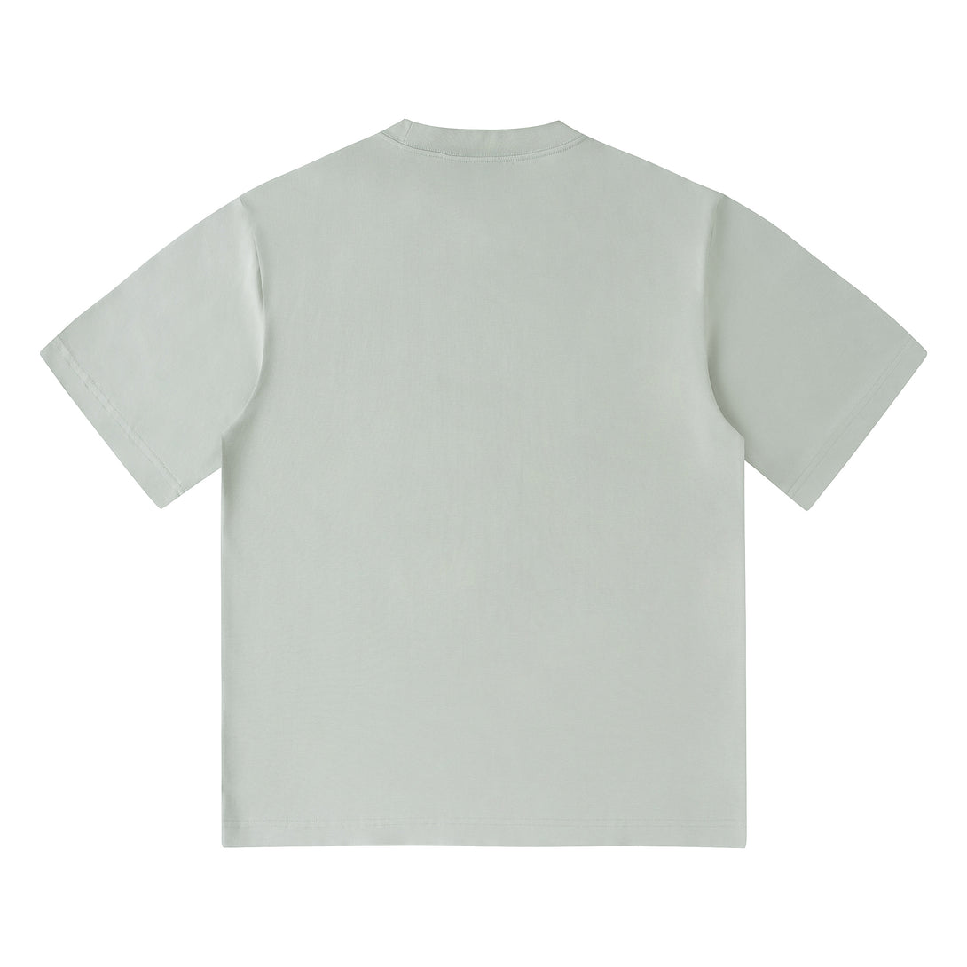 Wheat 240g Cooling UV Tech Cotton Sorona T-Shirt Back View