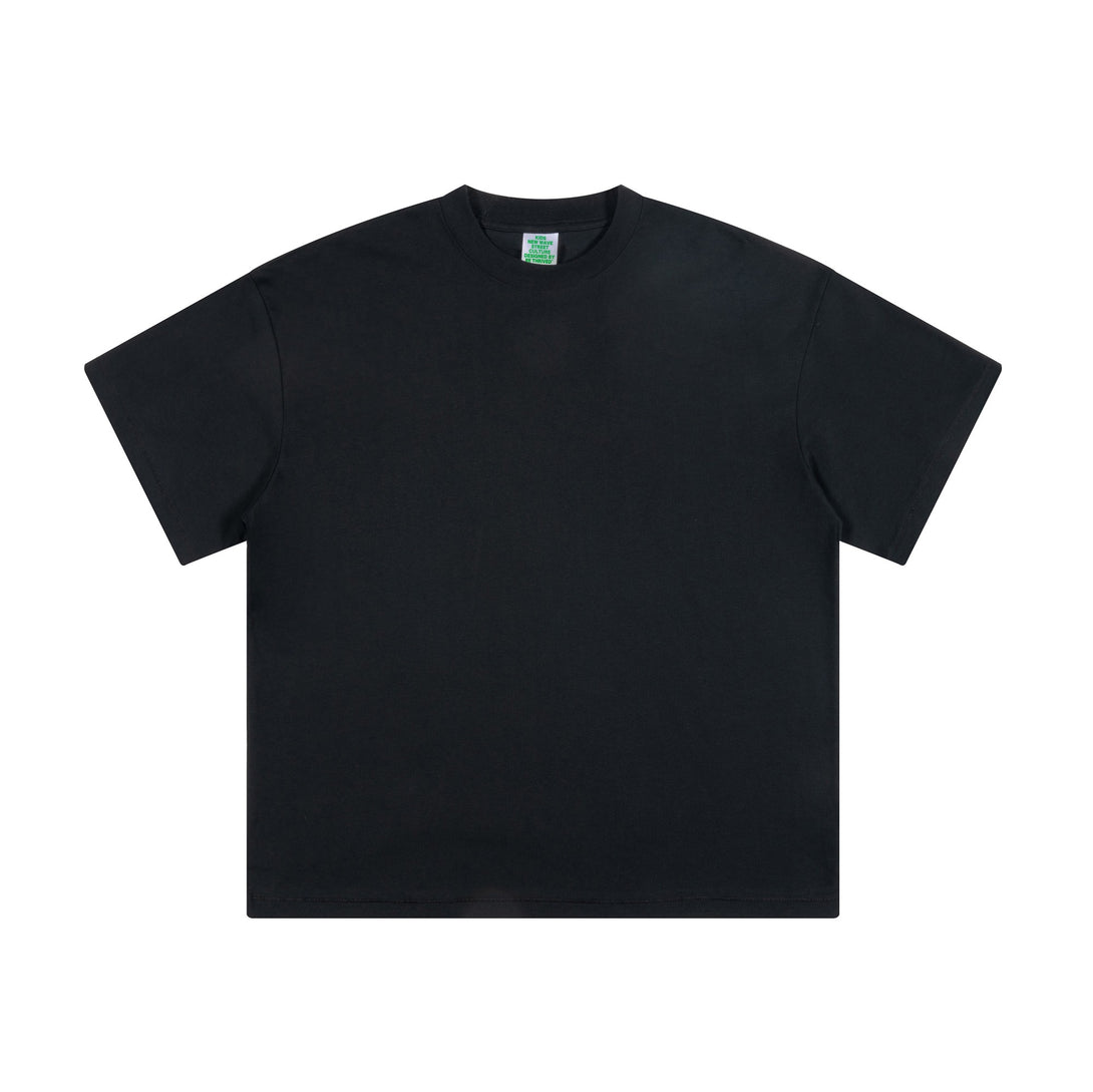 Black 240g UV Cooling Kids T-Shirt Front View