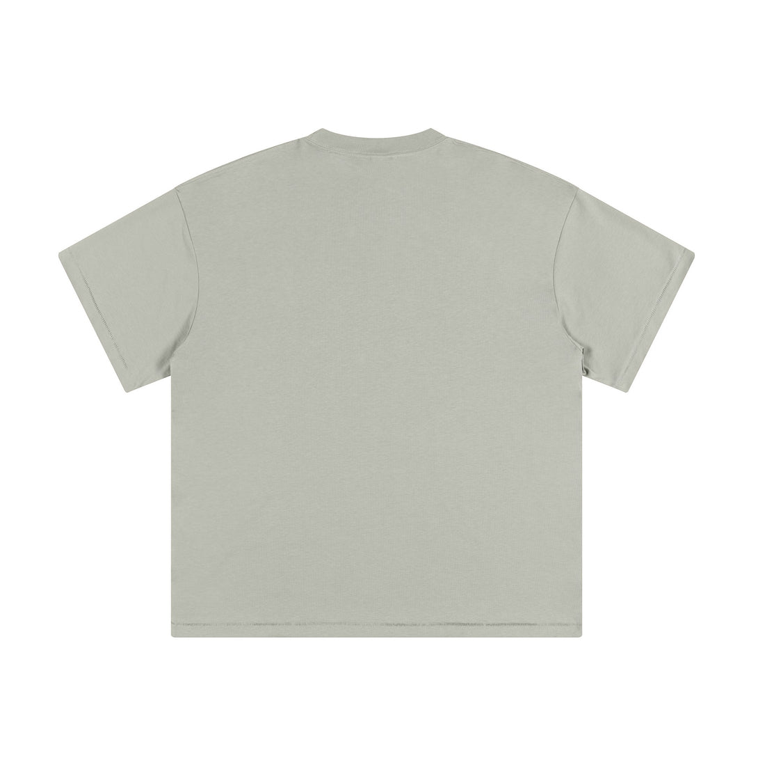 Grey 240g UV Cooling Kids T-Shirt Back View