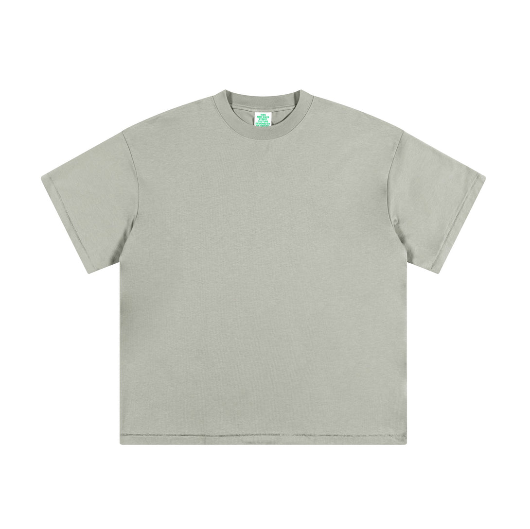 Grey 240g UV Cooling Kids T-Shirt Front View