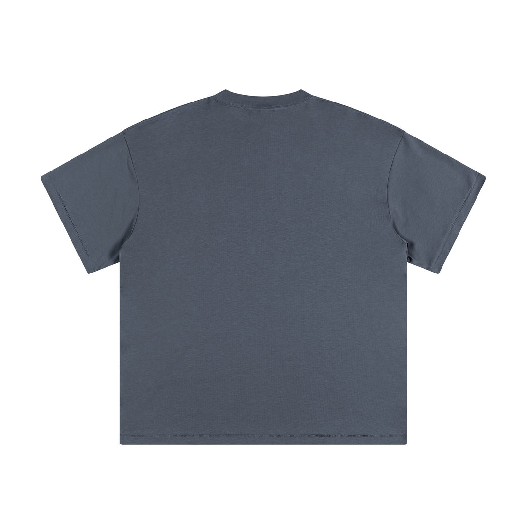 Haze Blue240g UV Cooling Kids T-Shirt Back View