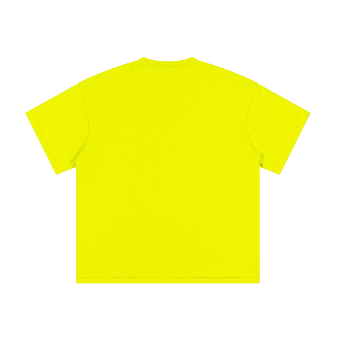 Lemon Yellow240g UV Cooling Kids T-Shirt Back View
