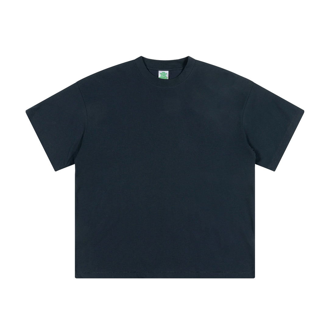 Navy Blue240g UV Cooling Kids T-Shirt Front View