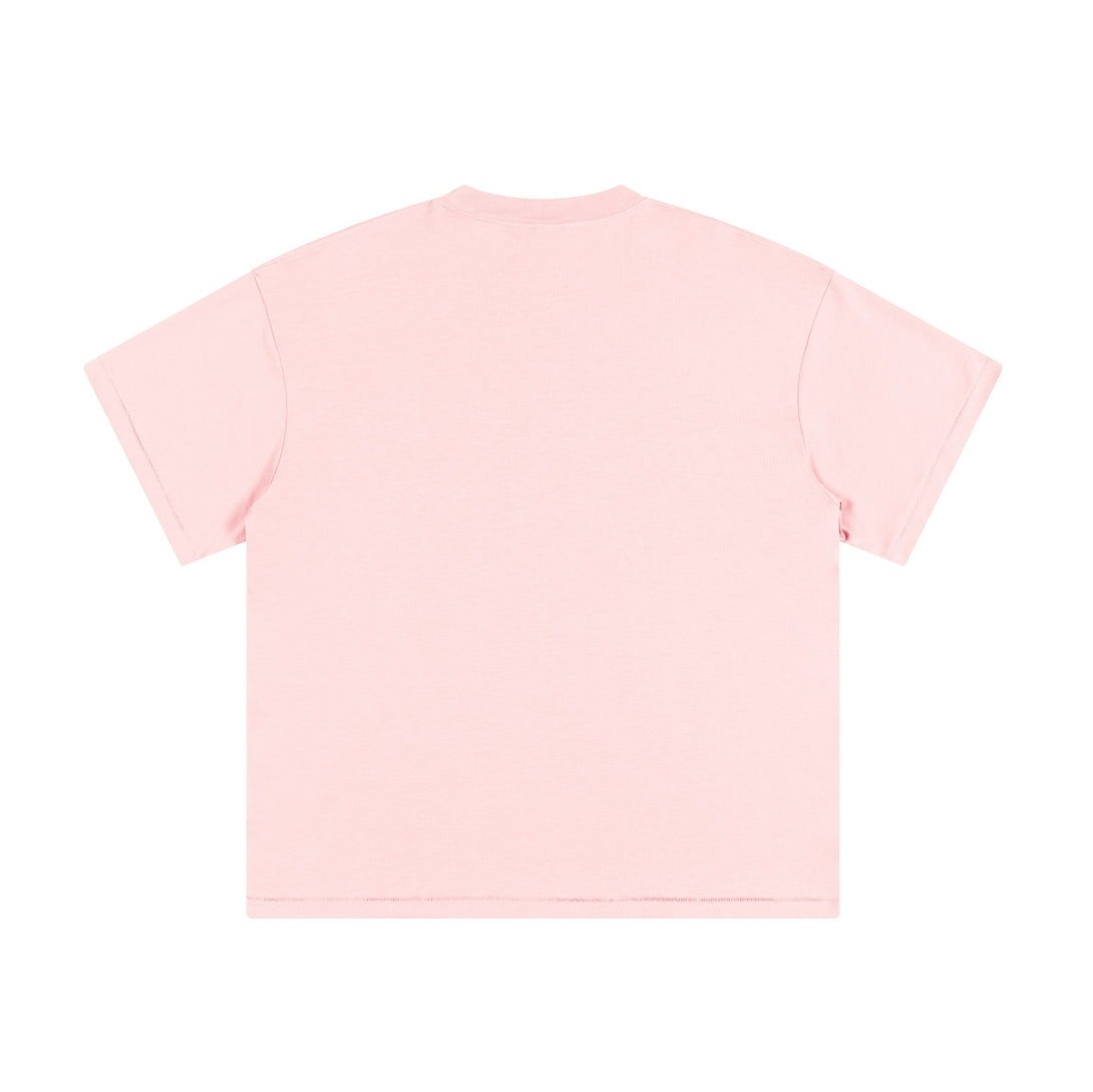 Pink 240g UV Cooling Kids T-Shirt Back View