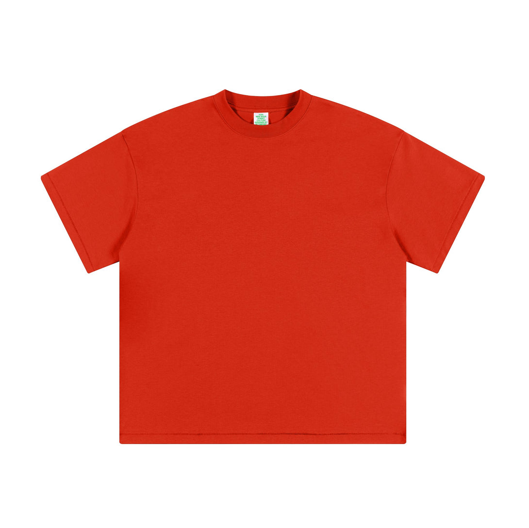Red 240g UV Cooling Kids T-Shirt Front View