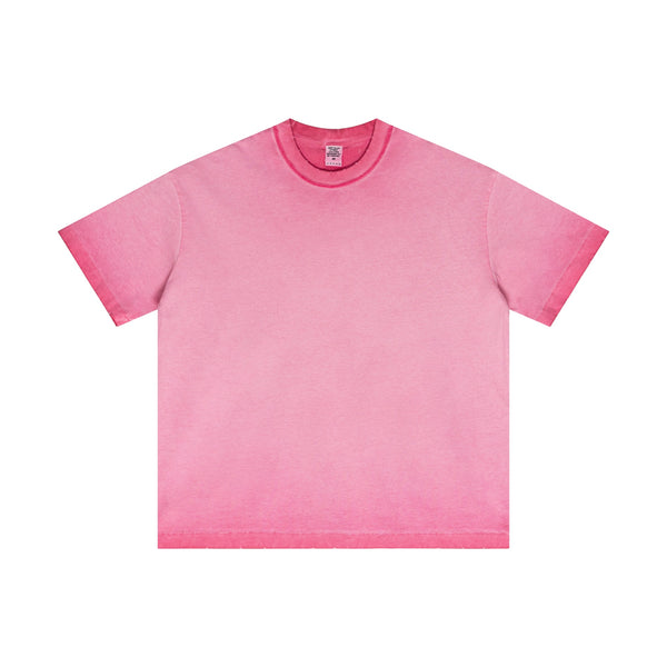 Refined Edge Rotten Pigment-Dyed Wash Oversize Cotton T-Shirt - April Su