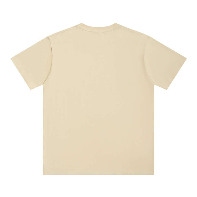 Apricot 16s cotton crew tee back - 250g heavyweight OEM blank wholesale