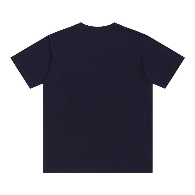 Royal blue 250g heavyweight tee back - 16s crew neck OEM blank apparel