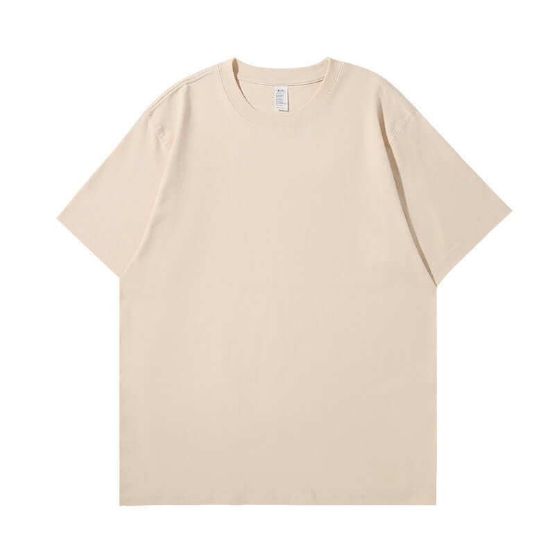 Apricot neutral blank | Versatile street tee | OEM manufacturing front