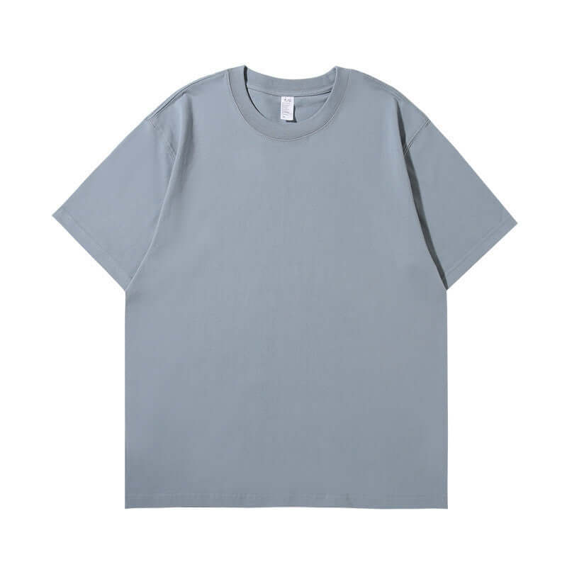 Dark Blue wholesale tee | 250g heavyweight cotton | Private label production sample