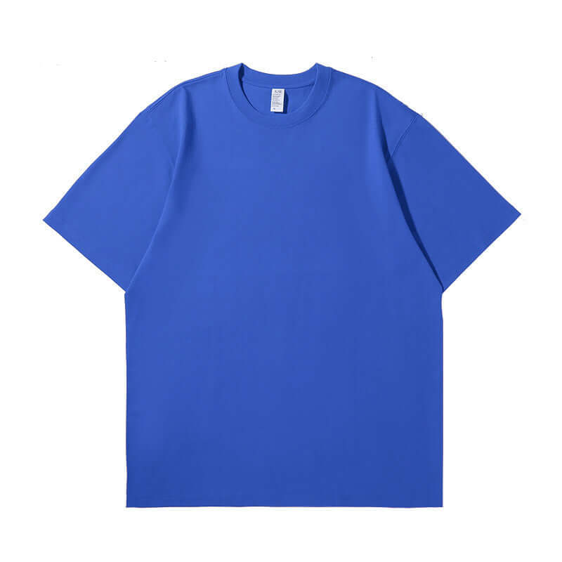 Klein Blue bulk streetwear | Vibrant blank tee | OEM production sample