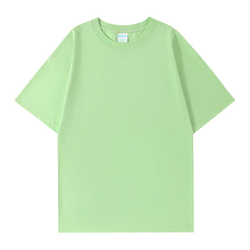 Avocado Green OEM apparel | 250g heavyweight street tee blank | Bulk wholesale garment