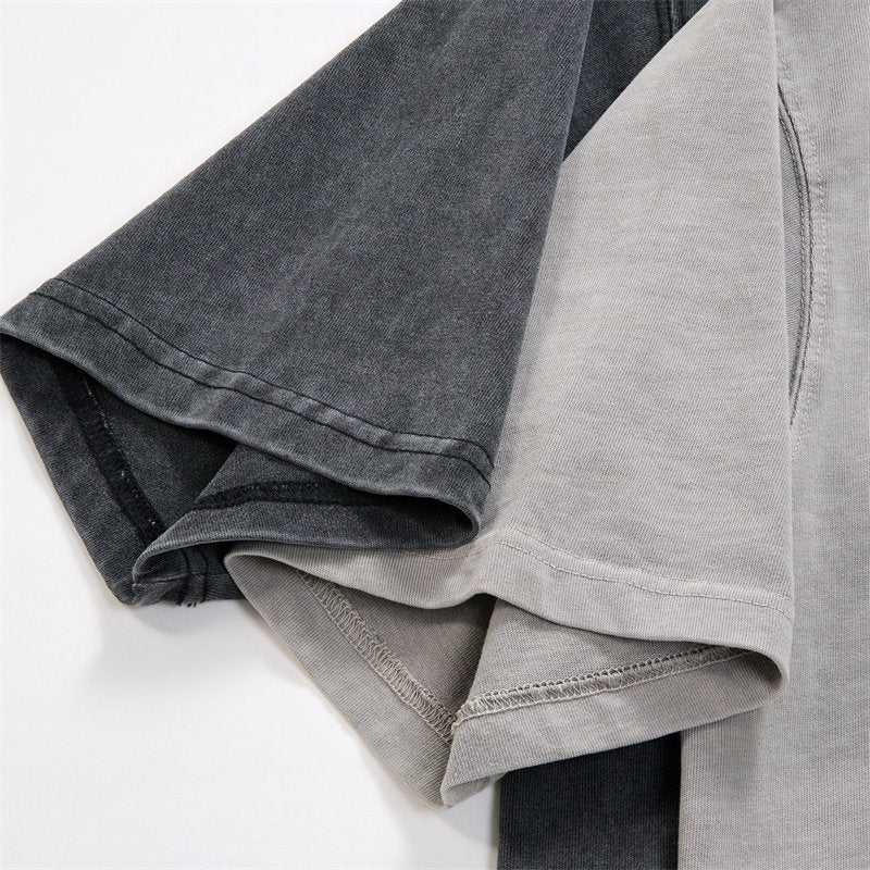 Double-Stitched Cuff on Heavyweight Oversized Tee