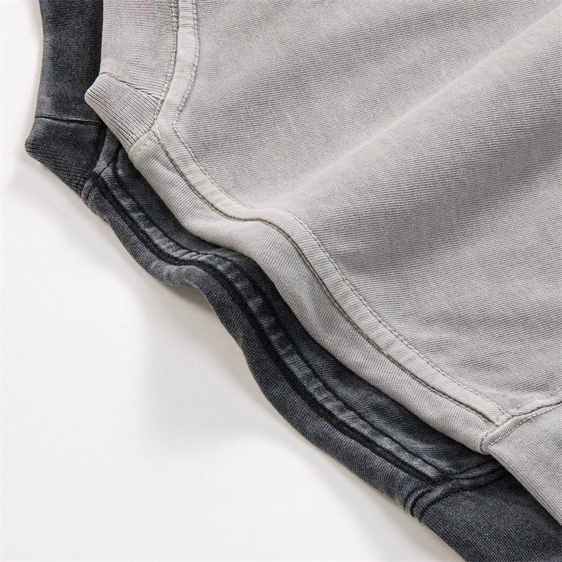 Reinforced Shoulder Detail on Heavyweight Cotton T-shirt