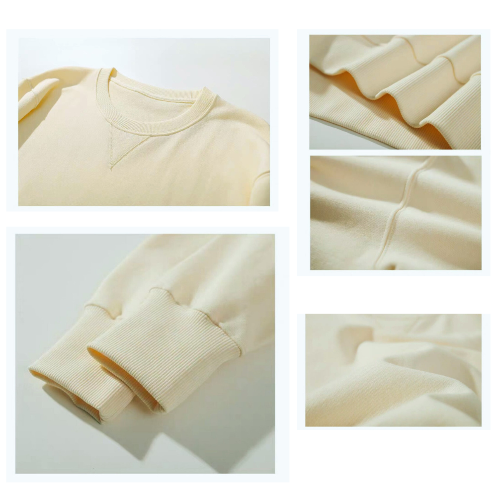 Unisex Hemp Organic Cotton Crew-Neck Sweater - April Su