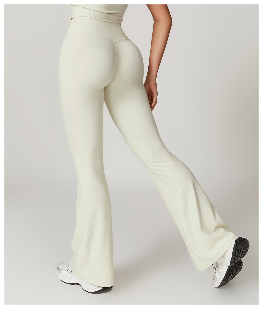 Wide Leg Tight Hip Recycled Nylon Sweatpants - April Su