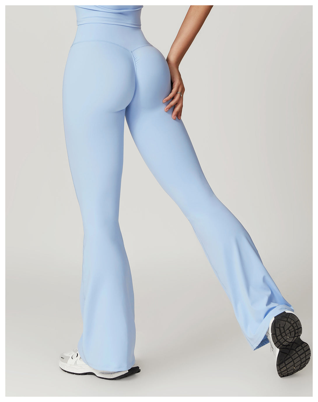 Wide Leg Tight Hip Recycled Nylon Sweatpants - April Su