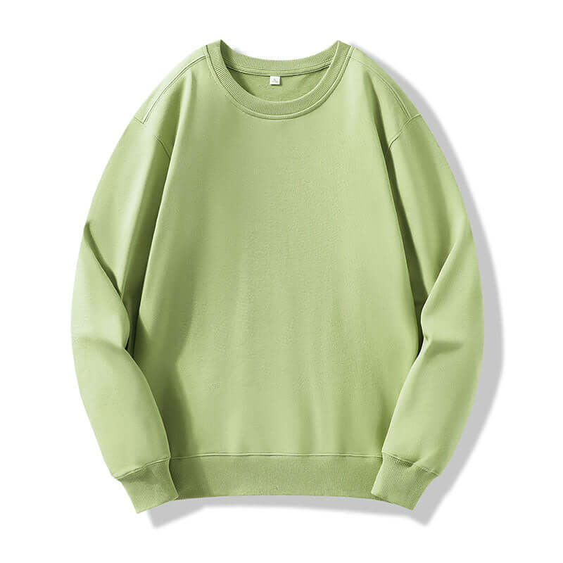 Matcha green crewneck sweatshirt front presentation