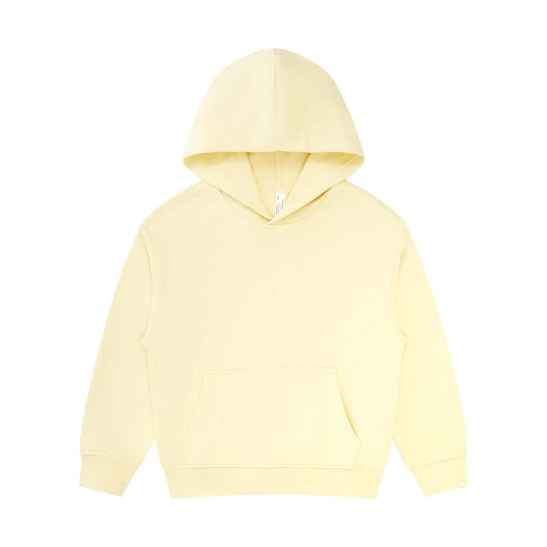 Lemon yellow children's hoodie front
