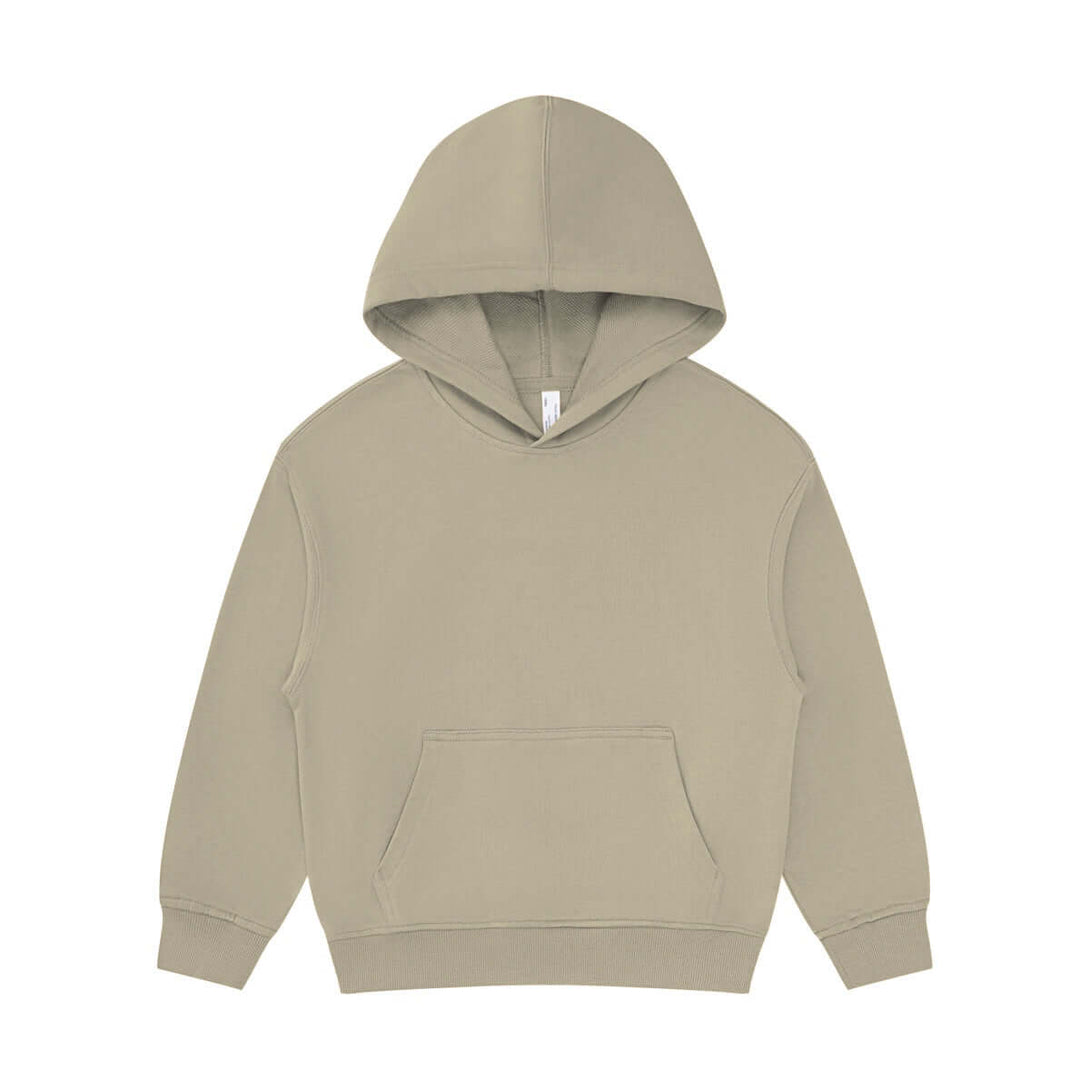 Smoke grey hoodie for kids front