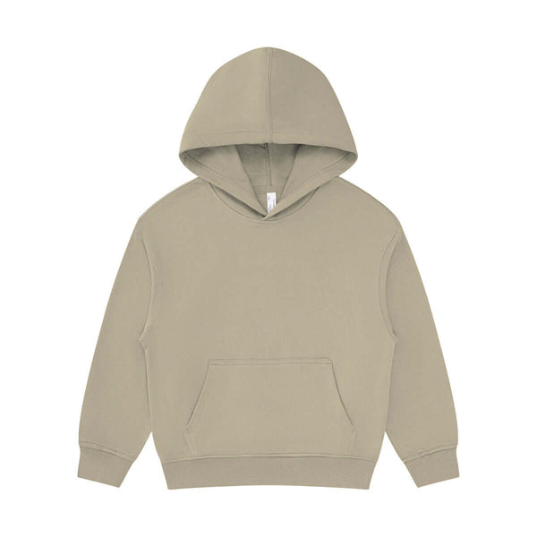 Smoke grey hoodie for kids front