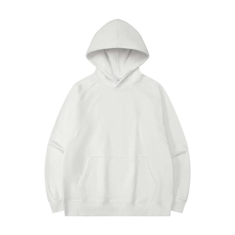 Off-white hoodie front - 330gsm fleece