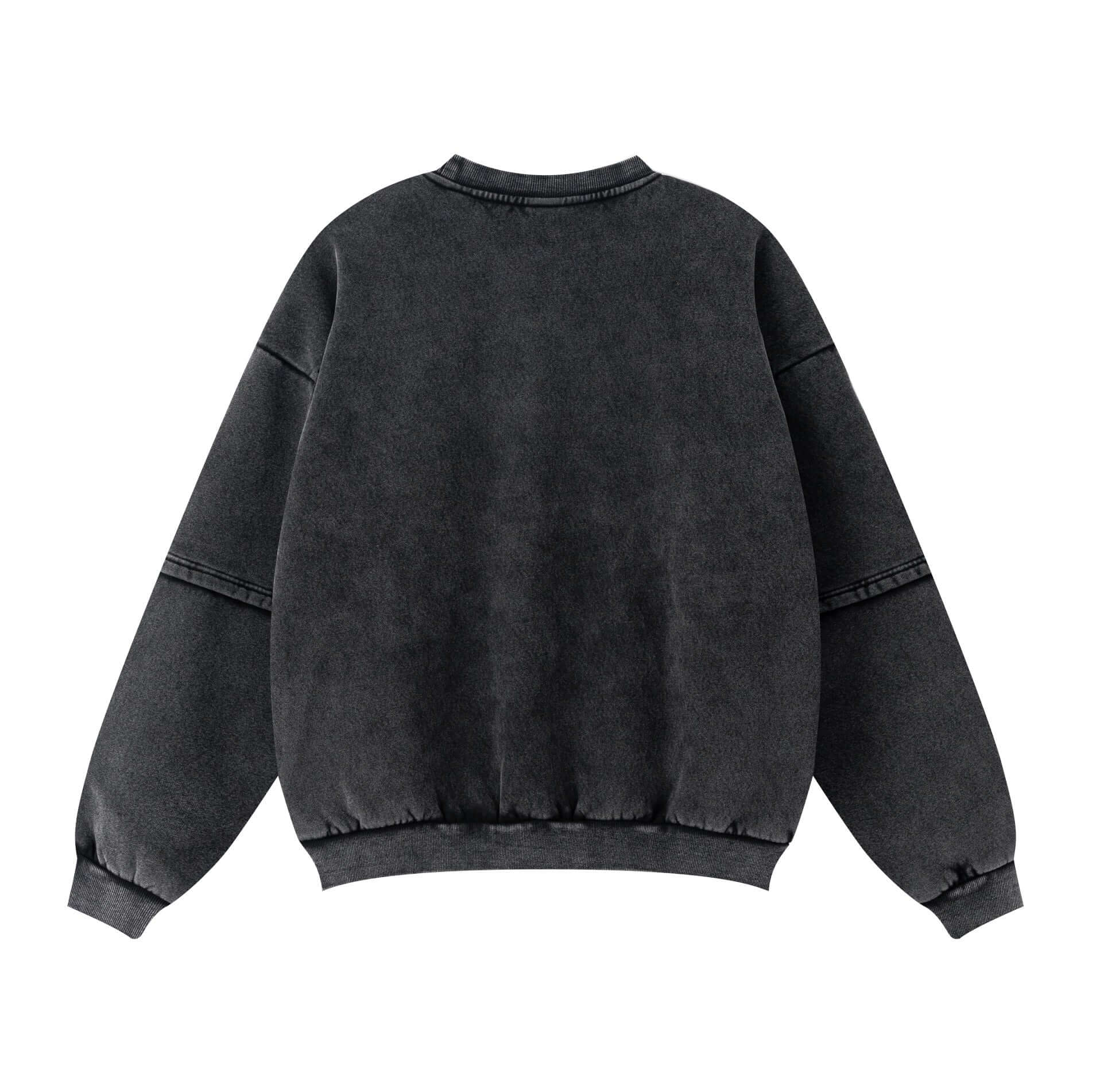 360g Distressed Panel Crewneck: OEM/ODM – April Su