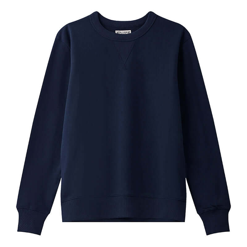 Dark blue crewneck sweatshirt front
