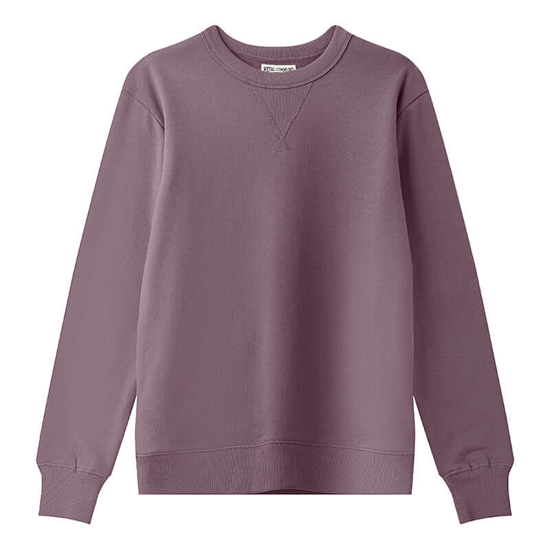 Light brick red crewneck front