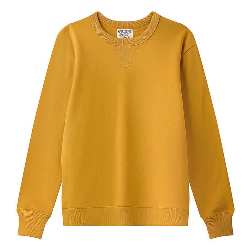 Vintage yellow crewneck sweatshirt front