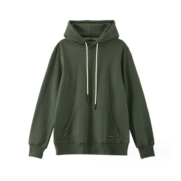 Army Green workwear style unisex heavyweight hoodie.