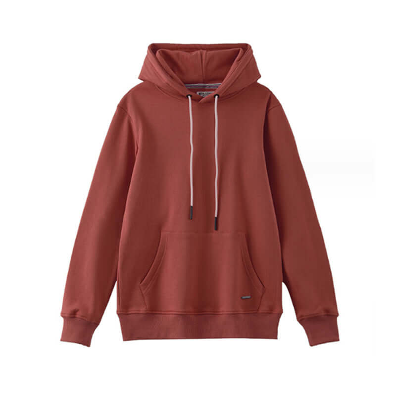 Garnet Red deep red color 360gsm cotton hoodie.