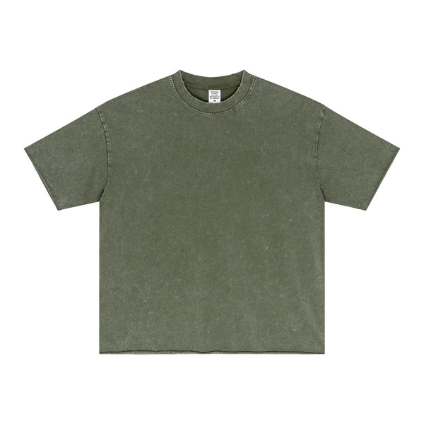 Wash Water+Stir-Fry Snow To Make Old Craft Oversize T-Shirt - April Su